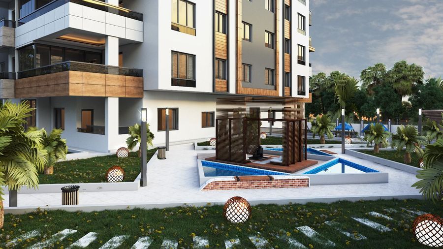 Havuzlu Konut Sitesi